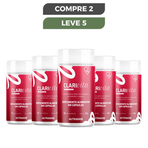 Clarivita | 60 caps 500 mg - Proteção Que Sua Pele Merece + Frete Grátis